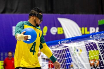 Sete representantes do Time São Paulo marcam presença na estreia do Brasil no Mundial de Goalball